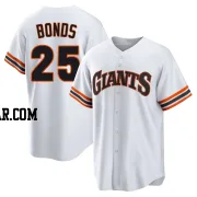 Bobby Bonds Men's San Francisco Giants White Limited Throwback Cooperstown Collection Jersey
