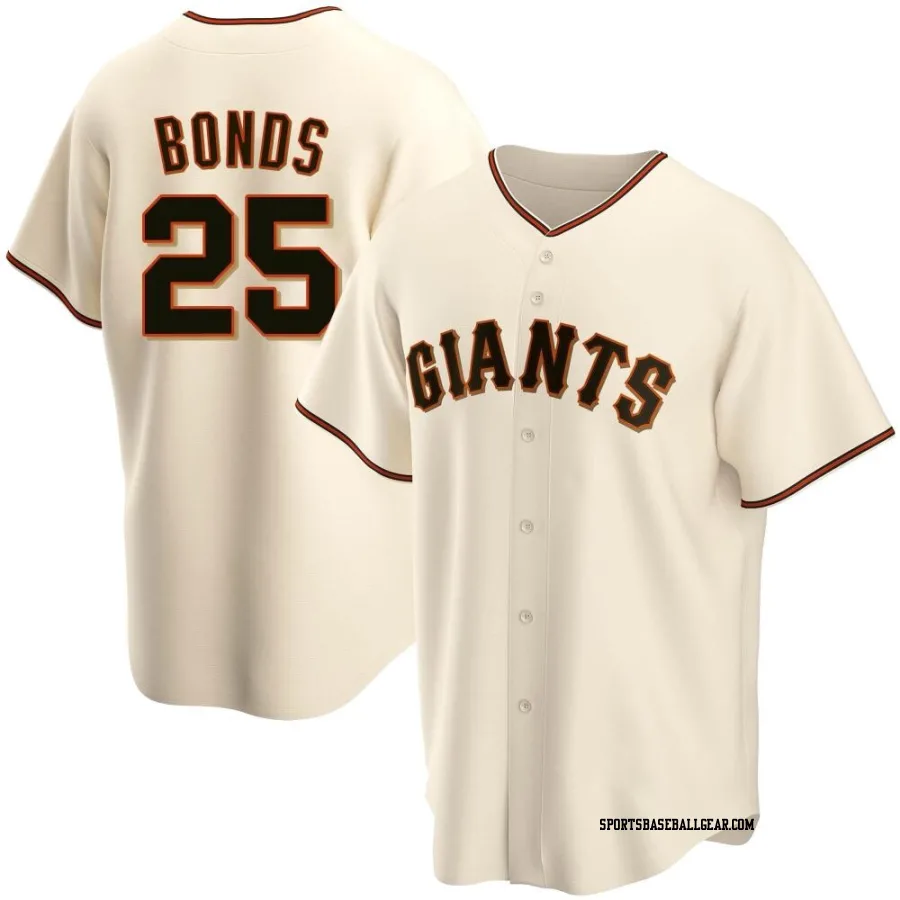 Bobby Bonds Youth San Francisco Giants Cream Replica Home Jersey
