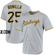 Bobby Bonilla Men's Pittsburgh Pirates Gray Replica Road Jersey