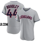 Bobby Bradley Men's Cleveland Guardians Gray Authentic Road Jersey
