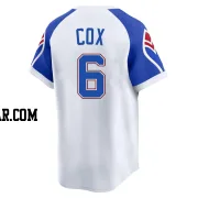 Bobby Cox Men's Atlanta Braves White Limited Throwback Cooperstown Collection Jersey