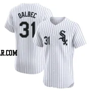 Bobby Dalbec Men's Chicago White Sox White Elite Home Jersey