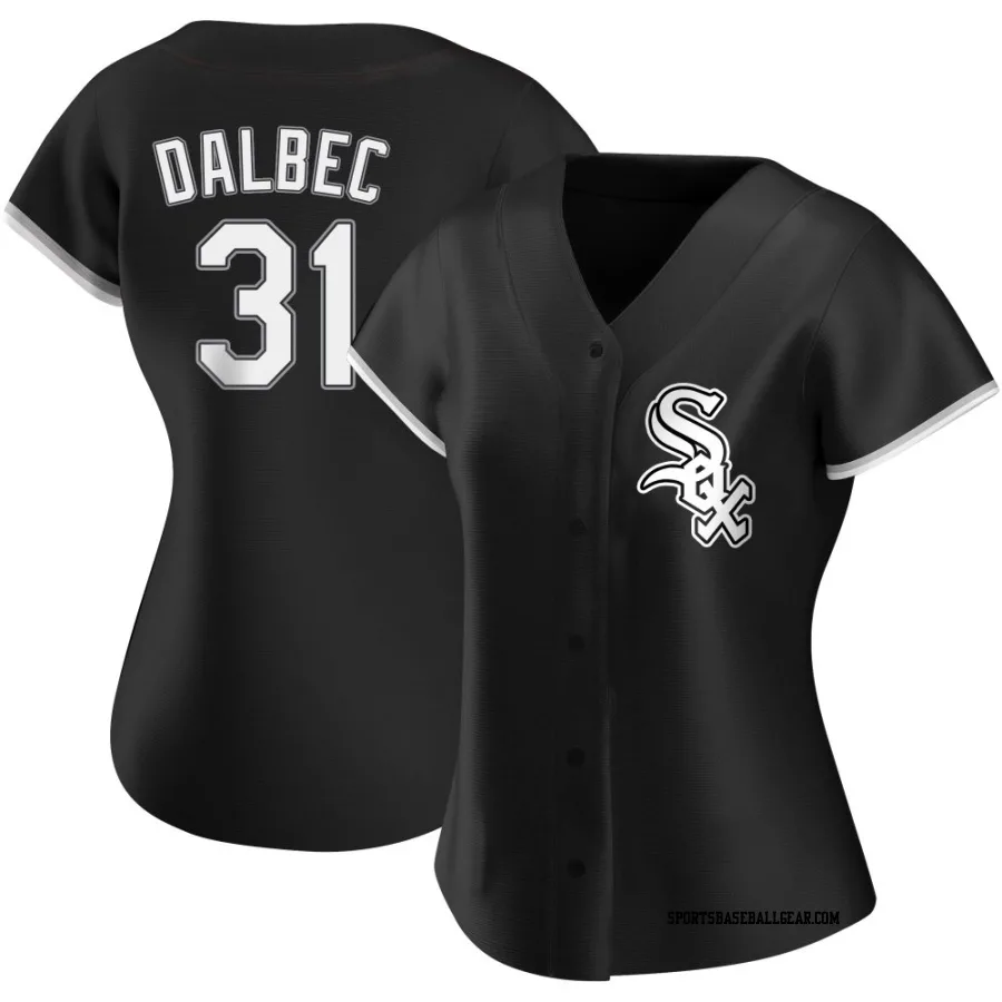 Bobby Dalbec Women's Chicago White Sox Black Authentic Alternate Jersey