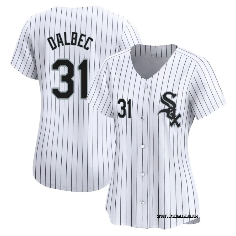 Bobby Dalbec Women's Chicago White Sox White Limited Home Jersey