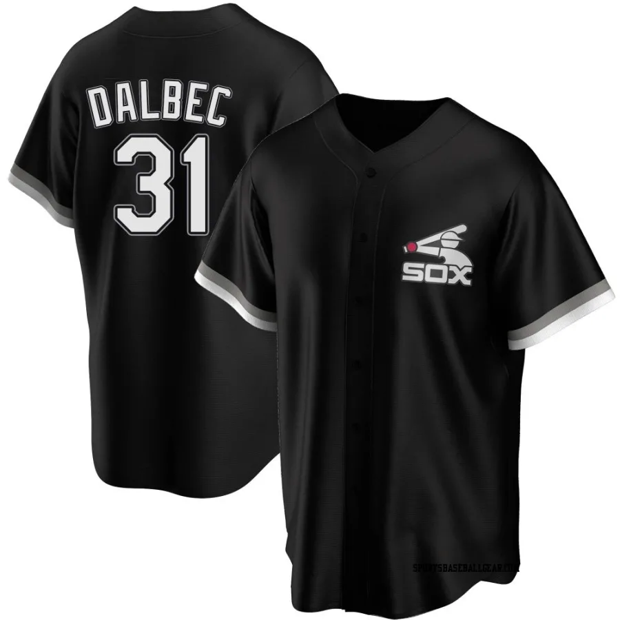 Bobby Dalbec Youth Chicago White Sox Black Replica Spring Training Jersey