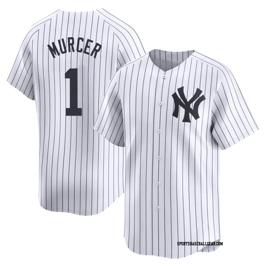 Bobby Murcer Men's New York Yankees White Limited Yankee Home Jersey