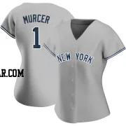 Bobby Murcer Women's New York Yankees Gray Authentic Road Name Jersey