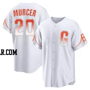 Bobby Murcer Youth San Francisco Giants White Replica 2021 City Connect Jersey
