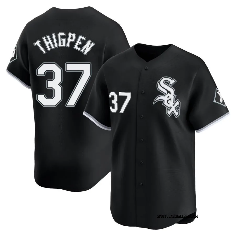 Bobby Thigpen Men's Chicago White Sox Black Limited Alternate Jersey