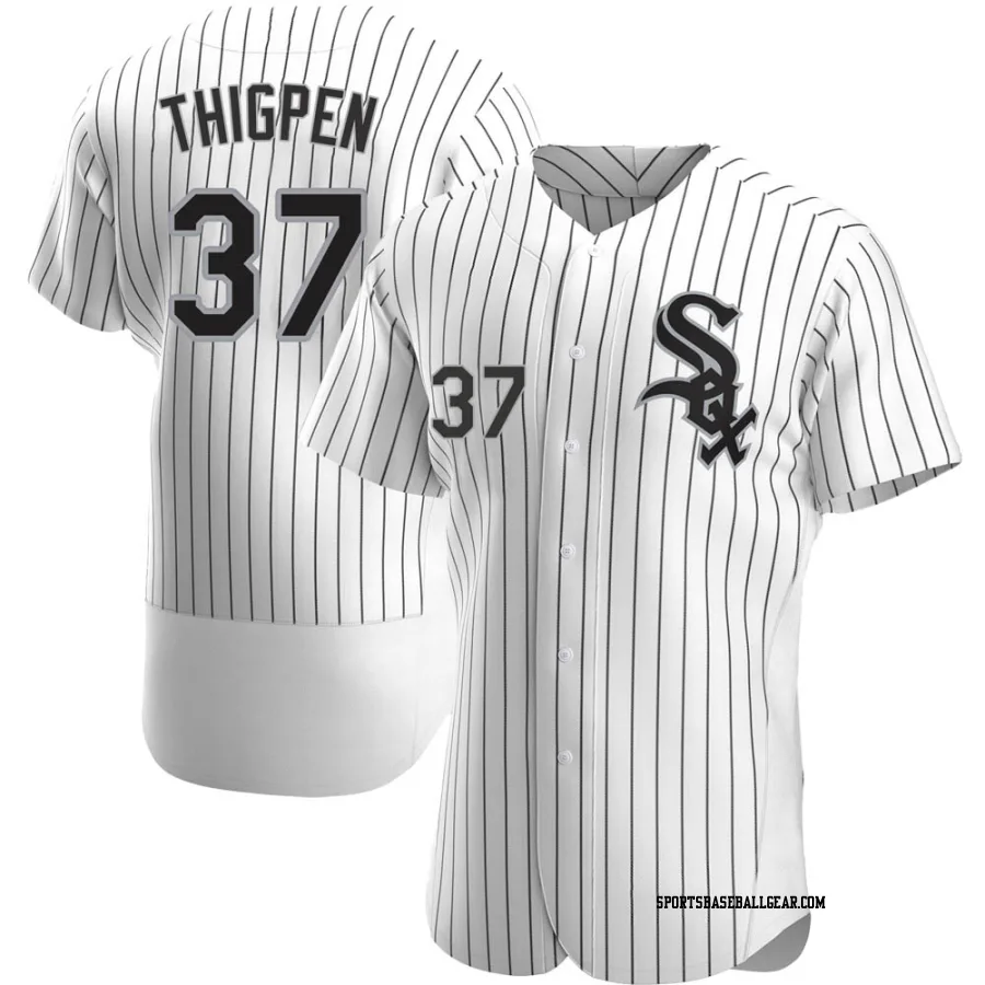 Bobby Thigpen Men's Chicago White Sox White Authentic Home Jersey