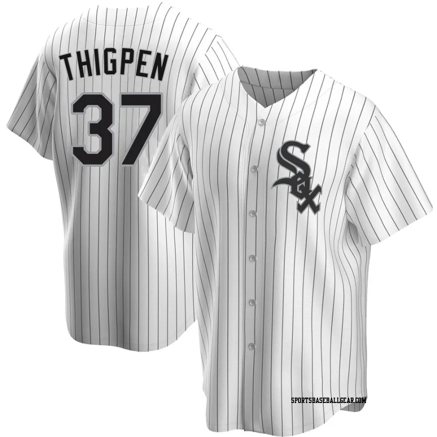 Bobby Thigpen Youth Chicago White Sox White Replica Home Jersey