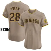 Bobby Tolan Men's San Diego Padres Brown Elite Alternate Jersey