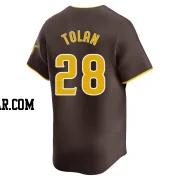 Bobby Tolan Men's San Diego Padres Brown Limited Away Jersey
