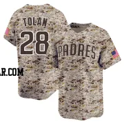 Bobby Tolan Men's San Diego Padres Camo Limited 2nd Alternate Jersey