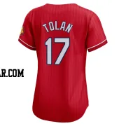 Bobby Tolan Women's St. Louis Cardinals Red Limited 2024 City Connect Jersey