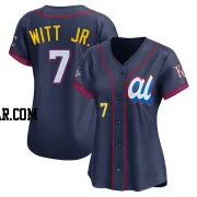 Bobby Witt Jr. Women's Kansas City Royals Navy Limited American League 2025 All-Star Edition Jersey