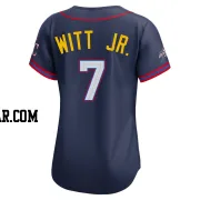 Bobby Witt Jr. Women's Kansas City Royals Navy Limited American League 2025 All-Star Edition Jersey
