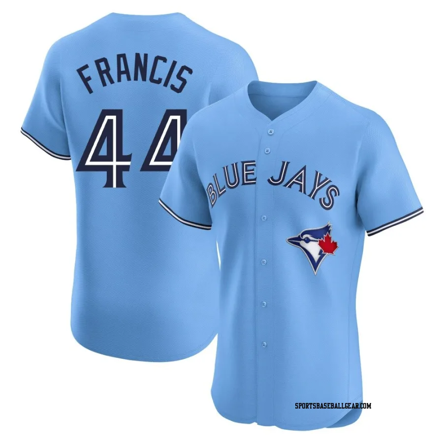 Bowden Francis Men's Toronto Blue Jays Blue Elite Powder Alternate Jersey