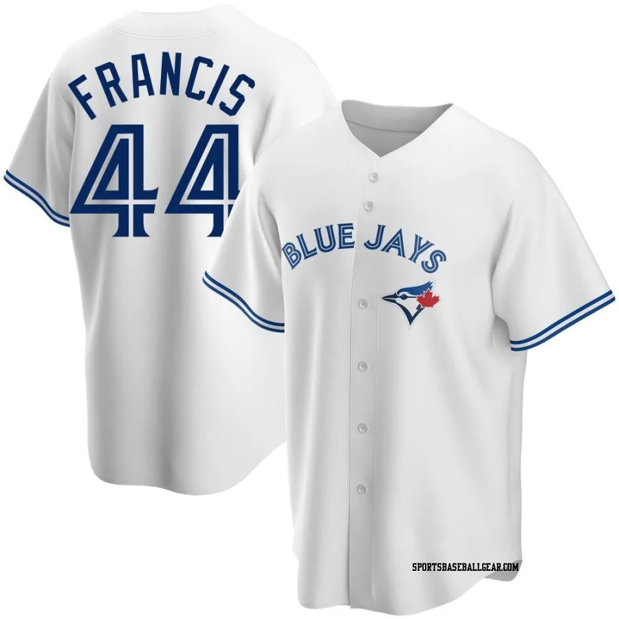 Bowden Francis Youth Toronto Blue Jays White Replica Home Jersey