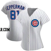 Brad Deppermann Women's Chicago Cubs White Replica Home Jersey