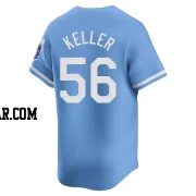 Brad Keller Men's Kansas City Royals Light Blue Limited Alternate Jersey