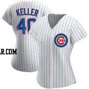 Brad Keller Women's Chicago Cubs White Authentic Home Jersey