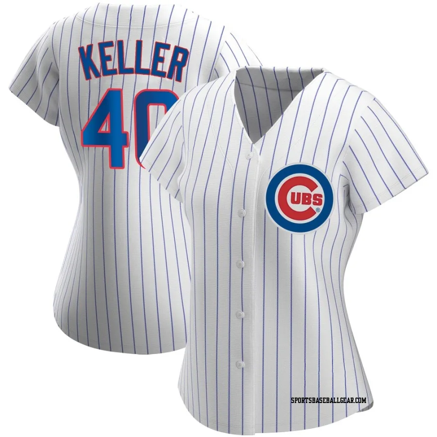 Brad Keller Women's Chicago Cubs White Authentic Home Jersey