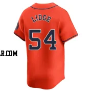 Brad Lidge Men's Houston Astros Orange Limited Alternate Jersey