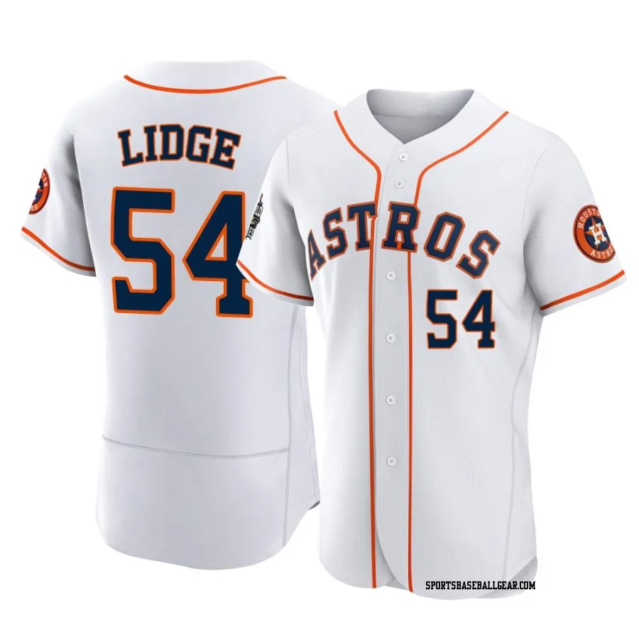 Brad Lidge Men's Houston Astros White Authentic 2022 World Series Home Jersey