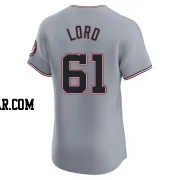 Brad Lord Men's Washington Nationals Gray Elite Road Jersey