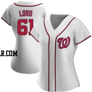 Brad Lord Women's Washington Nationals White Authentic Home Jersey