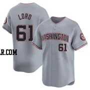 Brad Lord Youth Washington Nationals Gray Limited Road Jersey