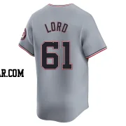 Brad Lord Youth Washington Nationals Gray Limited Road Jersey
