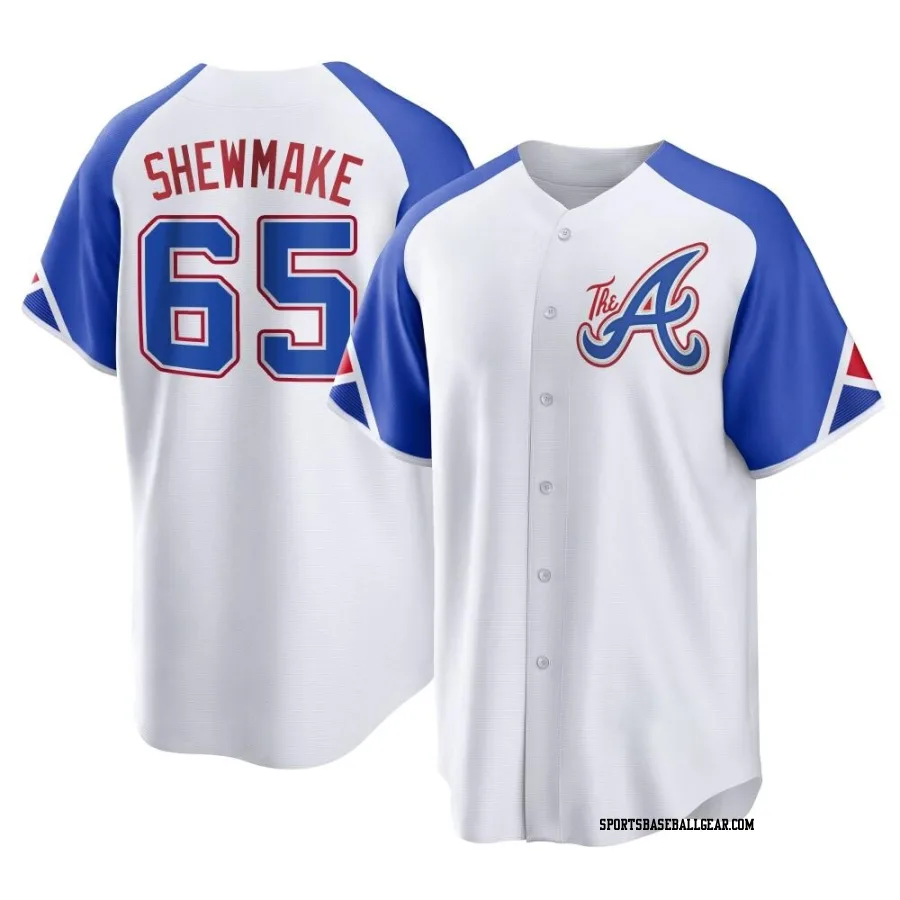 Braden Shewmake Men's Atlanta Braves White Replica 2023 City Connect Jersey