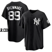 Braden Shewmake Men's New York Yankees Black/White Replica Jersey