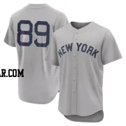 Braden Shewmake Men's New York Yankees Gray Authentic 2021 Field of Dreams Jersey