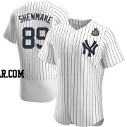 Braden Shewmake Men's New York Yankees White Authentic Home 2024 World Series Jersey