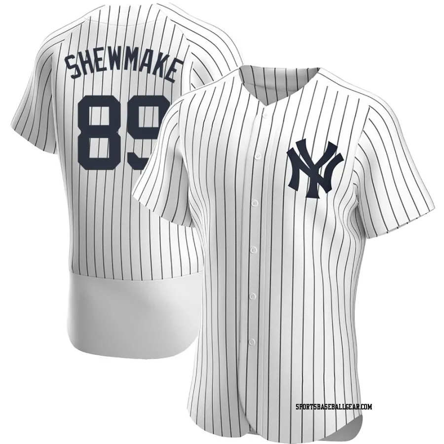 Braden Shewmake Men's New York Yankees White Authentic Home Jersey