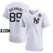 Braden Shewmake Men's New York Yankees White Elite Home 2024 World Series Jersey
