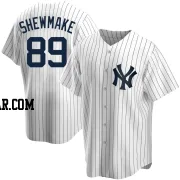 Braden Shewmake Men's New York Yankees White Replica Home Jersey