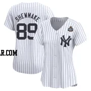 Braden Shewmake Women's New York Yankees White Limited Yankee Home 2024 World Series Jersey