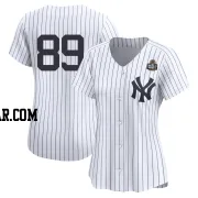 Braden Shewmake Women's New York Yankees White Limited Yankee Home 2nd 2024 World Series Jersey