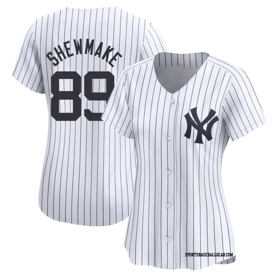 Braden Shewmake Women's New York Yankees White Limited Yankee Home Jersey