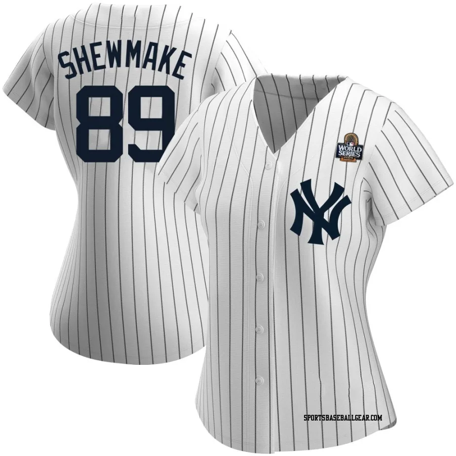 Braden Shewmake Women's New York Yankees White Replica Home Name 2024 World Series Jersey