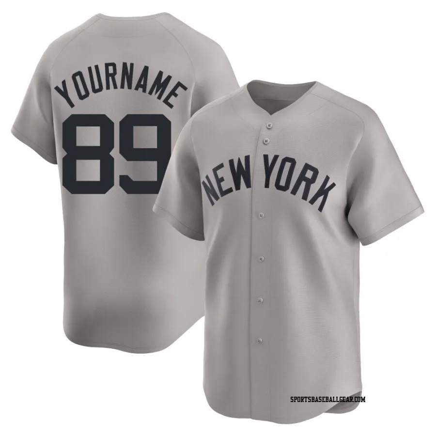 Braden Shewmake Youth New York Yankees Gray Limited Away Jersey
