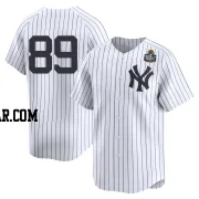 Braden Shewmake Youth New York Yankees White Limited Yankee Home 2nd 2024 World Series Jersey