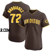 Bradgley Rodriguez Men's San Diego Padres Brown Elite Road Vapor Premier Jersey