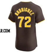 Bradgley Rodriguez Men's San Diego Padres Brown Elite Road Vapor Premier Jersey