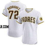 Bradgley Rodriguez Men's San Diego Padres White Elite Home Patch Jersey