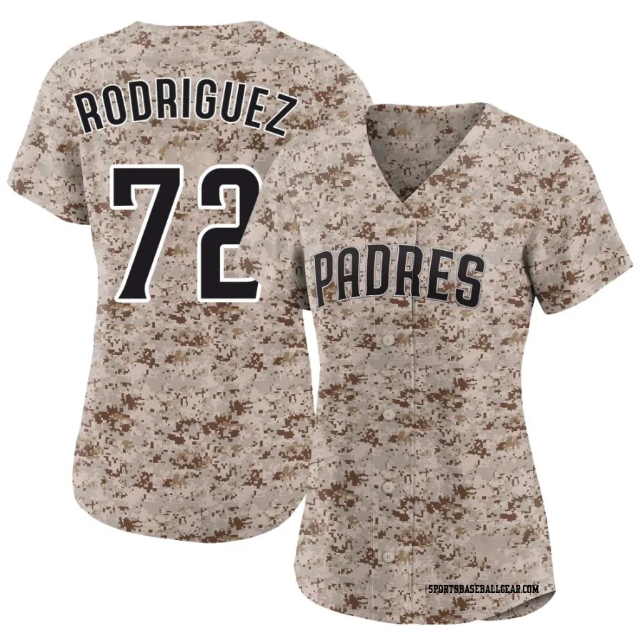 Bradgley Rodriguez Women's San Diego Padres Camo Limited 2nd Alternate Jersey